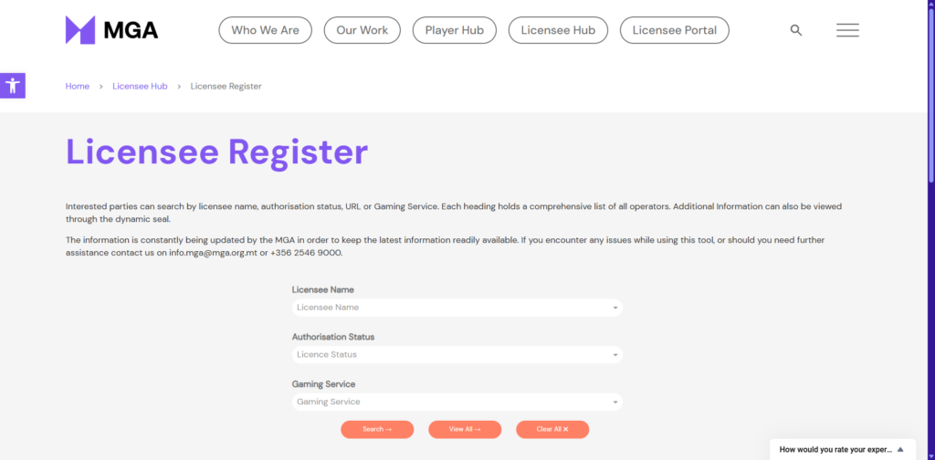 Malta Gaming Authority betting sites